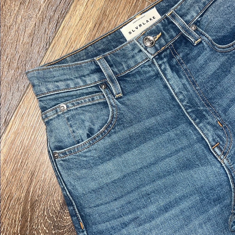 SLVRLAKE Grace High-Rise Jean In River Runs Deep 💙 - Picture 11 of 15